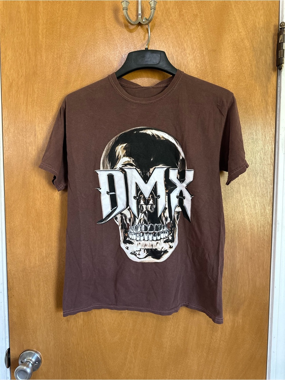 DMX Skull Graphic Tee - Brown